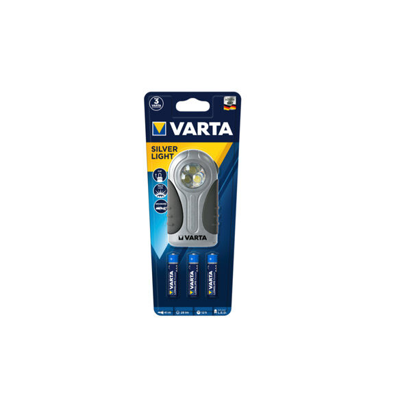 Mejor precio para Linterna Easy Line LED Silver Light 3AAA Incl. VARTA 16647. Desde nuestra tienda a tu casa. Envío a todo España